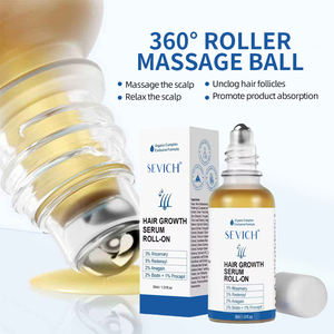 Suero para el Crecimiento del Cabello en Roll-on al por Mayor, Aceite de Masaje para el Cuero Cabelludo con Romero, Suero de Aceite Natural para el Cuidado del Cabello en Roll-on - Product Image 2