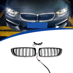 กระจังหน้า BMW F32 LED ปี 2013-2019 วัสดุ PC สำหรับเปลี่ยนกันชนหน้า พร้อมชุดสายไฟ - Product Image 1