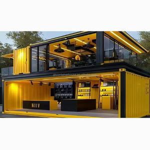 Kit de maisonnette portable 20/40 pieds, conteneur modulaire en acier, pod commercial pour distributeur automatique, bureau de jardin ou kiosque de marque - Product Image 5