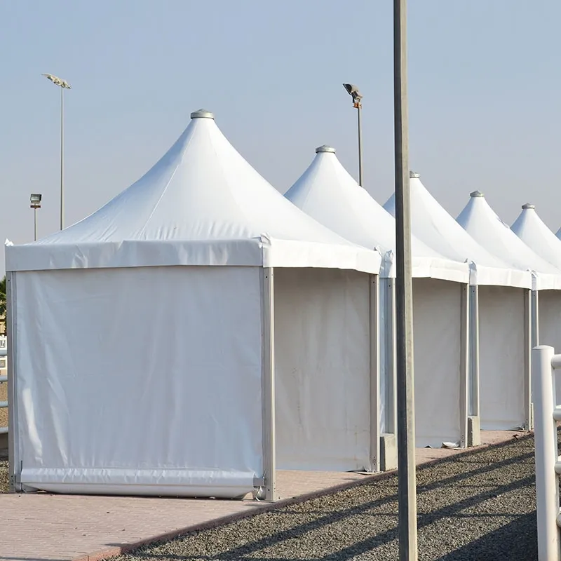 Tente gazébo de pagode transparente, cadre en aluminium, exposition du commerce, pagode d'extérieur, à vendre au Qatar, livraison gratuite