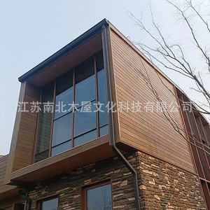วิลล่าไม้สมัยใหม่หลังคากระจก ดีไซน์ทรงสามเหลี่ยม สำหรับใช้งานกลางแจ้ง - Product Image 4