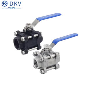 1000wog BSP NPT ren 3 mảnh thép không gỉ bóng van cho nước dkv thép không gỉ 304 316 ba mảnh Hướng dẫn sử dụng bóng van - Product Image 4