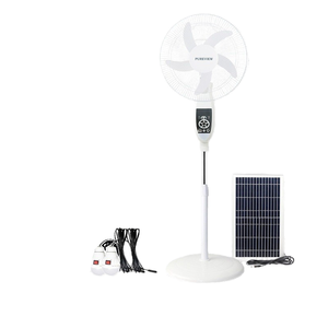 Popular Emergency Stand <b>Fan</b> Mobile Phone Charging Outdoor Household Adjustable Height Rechargeable Solar <b>Remote</b> LED Battery - Product Image 6