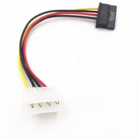 Cable de alimentación Sata Molexe IDE a Serial ATA Adaptador de corriente Cable de 4 pines a 12 pines Disco duro Sata a Esata Cable SSD de 6,9 pulgadas