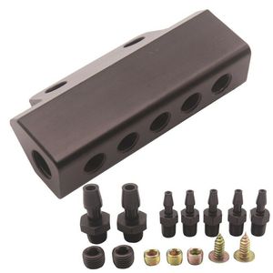 Adaptador de colector de vacío Getitall de 5 puertos, negro, para actualización del sistema de admisión del turbocompresor - Product Image 2