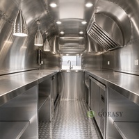 Remorque alimentaire Goeasy avec aménagement de cuisine flexible et solution commerciale