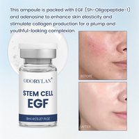 Kit Booster de Sérum Coréen Anti-Âge à l'EGF et Cellules Souches pour la Revitalisation de la Peau - Ampoule de Sérum EGF pour le Visage