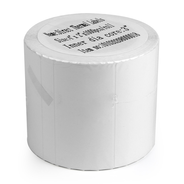 Direct Thermal Label 4x2 Inches 1000 Labels Per Rolls Applied in Shipping & Logistic & Warehouse Industries