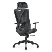 Meilleure vente taille 2d Hbada ergonomique en plastique dos ventilé entreprise la chaise de bureau à domicile noir moderne Logitech