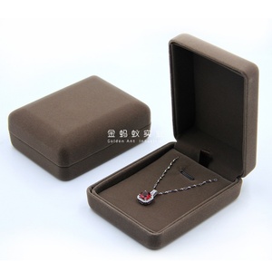 Handmade Brown Velvet Jewelry <b>Display</b> <b>Box</b> Modern Square Style for Rings Earrings and Bracelets Available for Sale - Product Image 6