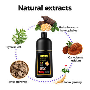 Joynna แชมพูย้อมผม5 in 1แชมพูสมุนไพรย้อมสี<span class=keywords><strong>ผม</strong></span>นุ่มลื่นผลิตจากแอมโมเนีย500มล. ติดฉลากส่วนตัว - Product Image 4