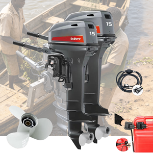 2026 Fit for 15HP 2 Stroke Motor Commercial Boat Heavy Duty Marine <b>Engine</b> Wholesale - Product Image 2