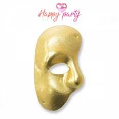 Happy Party Half Gold Cotton X Achetez 3 masques en coton de qualité supérieure pour les occasions festives - Product Image 1