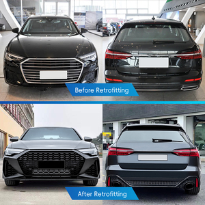 Nuevo Kit de Carrocería para Audi A6 RS6 2019-2024, Modificación y Mejora de Parachoques Delantero/Trasero, Rejilla, Luces Antiniebla, Guardabarros Trasero - Product Image 2