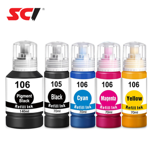 Tinta de Pigmento Supricolor 105 106 140ml 70ml para Kit de Recarga Compatible con <span class=keywords><strong>Epsonprint</strong></span> para ET7700/ET7500 Calidad A+ Muestra Disponible - Product Image 2