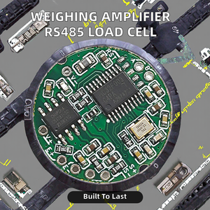Electronic Circuit Board Weighing Amplifier <strong>Output</strong> Load Cell 0.03% Accuracy <strong>Force</strong> <strong>Sensor</strong> Scales Optional RS485 Modbus-RTU DC - Product Image 2