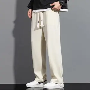 <span class=keywords><strong>Velluto</strong></span> <span class=keywords><strong>a</strong></span> <span class=keywords><strong>coste</strong></span> estivo lavorato <span class=keywords><strong>a</strong></span> maglia leggero da <span class=keywords><strong>uomo</strong></span> alla moda <span class=keywords><strong>pantaloni</strong></span> dritti <span class=keywords><strong>a</strong></span> gamba larga elasticizzati in vita Anti-pilling tinta unita <span class=keywords><strong>di</strong></span> grandi dimensioni - Product Image 1