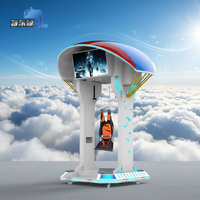 Máquina de Juego Comercial de Simulación de Vuelo en Parapente de PVC para Parques de Aventuras Interiores y Centros Comerciales
