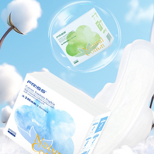 Serviettes hygiéniques jetables en coton Friss, hypoallergéniques, respirantes, biodégradables pour femmes - Product Image 3