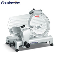 Trancheuse à viande électrique commerciale semi-automatique en acier inoxydable pour viande congelée, fournisseur de Guangzhou 2025