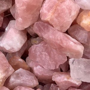 טבעי גולמי ירוק קוורץ סיטונאי באיכות גבוהה ורד קוורץ קוורץ אבן גביש לקישוט - Product Image 6