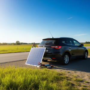 Chargeur solaire portable Db 12V PWM avec ports USB et DC pour l'entretien des batteries de voiture et de bateau - Product Image 2