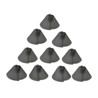 Assortiment de dômes en silicone pour aides auditives Starkey, pointes en forme de tulipe, différentes tailles