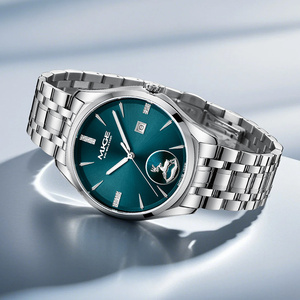 Reloj de Hombre Personalizado de Lujo, de Acero Inoxidable, con Movimiento Mecánico Automático Miyota, Resistente al Agua, Cronógrafo, Esfera con Agujas, Correa de 20 mm - Product Image 3