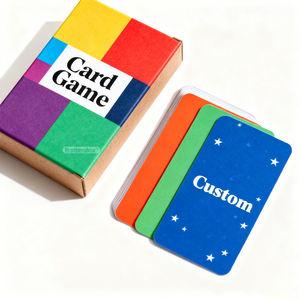 Vente chaude Jeu de cartes familial en papier de haute qualité Impression personnalisée Échantillons gratuits Jeu de cartes avec logo - Product Image 2