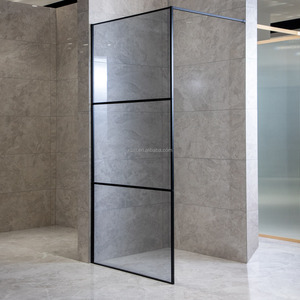 <span class=keywords><strong>Box</strong></span> <span class=keywords><strong>Doccia</strong></span> Quadrato Elegante con Vetro Temperato, Design a Cerniera, Finitura Spazzolata, <span class=keywords><strong>Dimensioni</strong></span> Personalizzabili per Appartamenti - Product Image 4