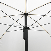 Ensemble de 6 chaises de table pliables en métal Joyeleisure au design moderne avec parasol pour les repas en plein air, les hôtels et les villas et les parcs.
