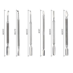 WELLFLYER-Poussoir à Ongles Multifonctionnel en Acier Inoxydable CUPU-054, Double Face - Product Image 5