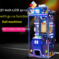 Machine de jeu d'arcade simulateur de grue à griffes, à monnayeur, avec garantie 1 an, logo personnalisé, impression numérique, en plastique, vente en gros