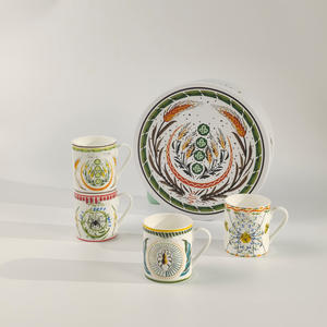 Mug à lait en porcelaine fine de luxe écologique de la série D, prix d'usine, avec boîte cadeau - Product Image 2