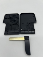 Boîtier de clé ABS à 3 boutons pour carte intelligente avec connecteur de bouton