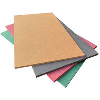 Panneau composite en fibre de MDF sablé, résistant à l'humidité, prix d'usine, durable, pour meubles de chambre à coucher, 1220*2440mm