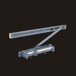 Ferme-porte coulissant hydraulique à bras parallèle dissimulé TK-I009 pour porte coupe-feu avec fonction de maintien ouvert et rail coulissant - Product Image 2