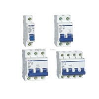 123 YUYE OEM ODM 20A 40A 60A 63A Disyuntores eléctricos Mccb automáticos para fábrica de protección de motores 1P/2P/3P/4P 50/60Hz
