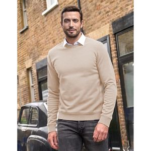 FOXA Men's <b>Wool</b> Blend Sweater Classic Crew Neck Casual Fall Wear Standard Thickness Regular Sleeve - Product Image 2