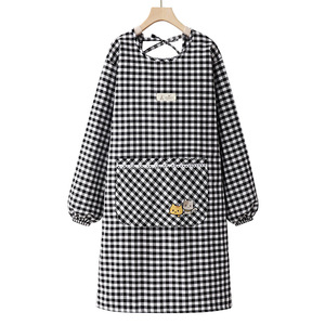 2022 Version coréenne mode <span class=keywords><strong>Blouse</strong></span> à manches longues coton salopette rouge Internet maison <span class=keywords><strong>cuisine</strong></span> <span class=keywords><strong>cuisine</strong></span> spécial femmes <span class=keywords><strong>tablier</strong></span> - Product Image 5