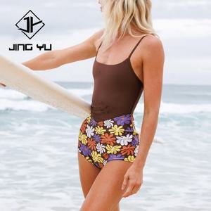 High-quality Vintage Print Comfortable Thin Strap Holiday Surf <b>Suit</b> Custom Recycled Nylon Surf <b>Suit</b> - Product Image 1