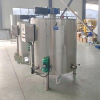 Cuve de stockage de chocolat industrielle électrique de 500 L avec agitateur et contrôle automatique de la température