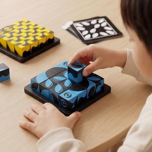 Jouets éducatifs en bois créatifs, <span class=keywords><strong>cube</strong></span> artistique, blocs de construction, raisonnement spatial, développement intellectuel pour les enfants - Product Image 4