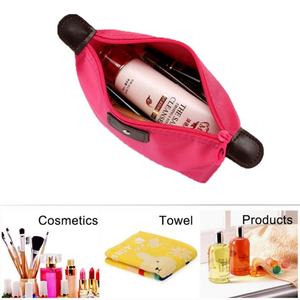 Hot Sale Portable Makeup Bags Cosmetic Pouch Nylon <b>Vanity</b> <b>case</b> Custom logo Toiletry Women Cosmetic Make up Bag Travel - Product Image 6