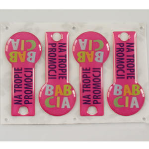 Magnifique autocollant en résine époxy tatouages en cristal et strass - Product Image 1