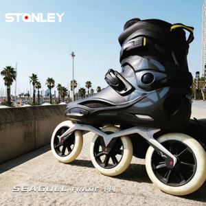 Patins à roulettes en alliage d'aluminium Stanley Seagull les plus populaires, roues argentées, vente en gros, adultes, enfants, logo personnalisé, chaussures de patinage, 230g CNC - Product Image 2