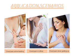 Almohadillas para el <span class=keywords><strong>pecho</strong></span> con cuentas de gel para microondas para nuevas mamás: terapia fría y caliente para la comodidad de la <span class=keywords><strong>lactancia</strong></span> - Product Image 2