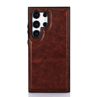 Étui Portefeuille Magnétique en Cuir PU pour Samsung Galaxy S24 Ultra S23 Ultra S22 Plus S21 FE S20 S10 S9 S8 S7 Edge Slim Stand Back Cover