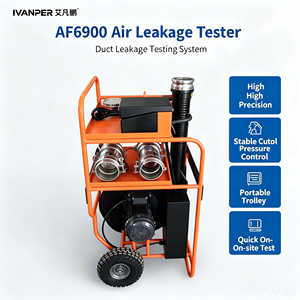 Probador Portátil de Fugas de Aire en Ductos AF6900, <span class=keywords><strong>Máquina</strong></span> de Prueba de Hermeticidad de Ductos de Ventilación HVAC para Aceptación en Obras de Construcción - Product Image 2