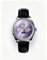 Montres pour hommes en acier inoxydable 316L de 41 mm, logo personnalisé, montres chronographes à phases lunaires de luxe à quartz pour hommes